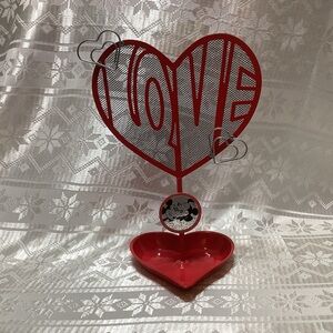 Disney Jewelry Stand Organizer Mickey and Minnie Mouse